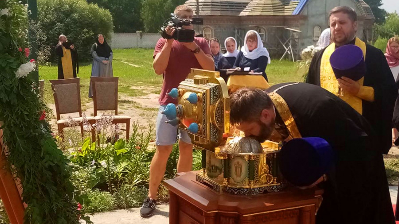 Ковчег с мощами святого князя Александра Невского принесен в Бобруйск